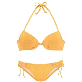 Buffalo Push-Up-Bikini Damen Gelb 42 Cup C