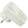 Unitec Schuko-stecker, Pvc mit Ausschalter, weiß,