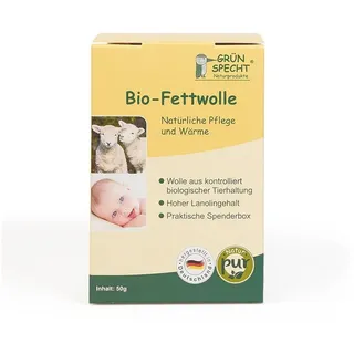Grünspecht Bio-Fettwolle 50g