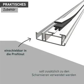 WINDHAGER Zubehör-Set Magnetstreifen 10 x 10 cm Schwarz