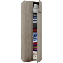 VCM Mehrzweckschrank 70 x 218 x 39 cm Braun