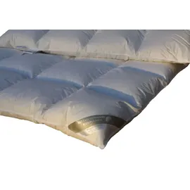 Betten Hofmann Sibiria exclusiv Daunendecke Daunenbett 7x8 200x220 sibirische Wildgans - Weiß