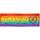Boland 44727 - Deko-Banner Regenbogen Love, Größe 74 x 220 cm, Dekoration, CSD, Karneval, Mottoparty