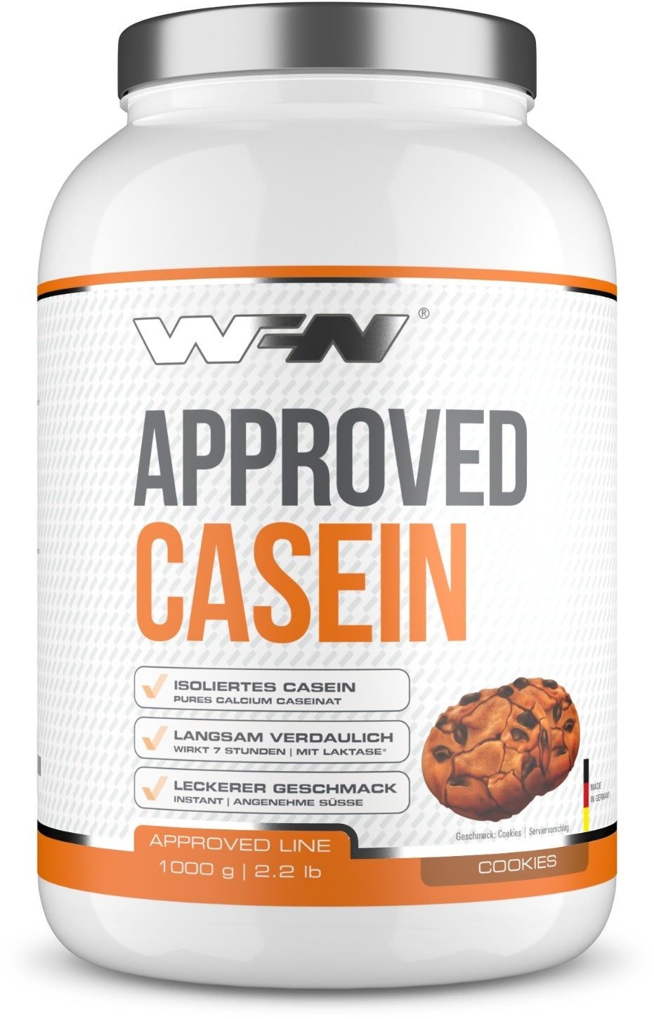 WFN Approved Casein Pulver zur Herstellung einer Lösung zum Einnehmen 1 kg