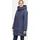 Ragwear NOVISTA Damen Frauen Mantel,Parka,Steppmantel,lange Jacke,Stehkragen,wasserdicht,Blau,M - M