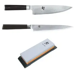 Kai Shun Messerset - 2 Messer mit Schleifstein