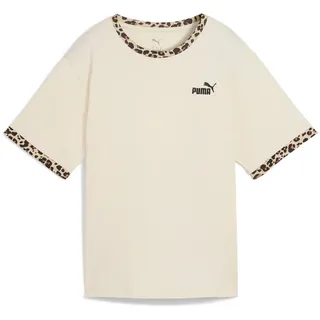 Puma Ess Graphic Animal Relaxed Damen weiß - alpine snow L