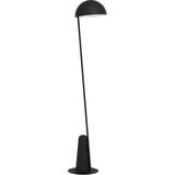 EGLO Stehleuchte Aranzola, Stehlampe im minimalistischen Design, Standleuchte aus Metall in Schwarz, Leselampe Wohnzimmer, Wohnzimmerlampe mit E27 Fassung