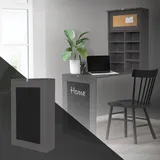 Wandklapptisch mit Regal Klapptisch Schreibtisch Multifunktional Tisch mit Tafel