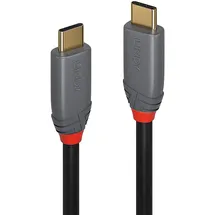 Lindy 36909 7m USB 3.2 Typ C Kabel, 10Gbit/s, 100W PD, Anthra Line