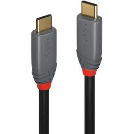 Lindy 36909 7m USB 3.2 Typ C Kabel, 10Gbit/s, 100W PD, Anthra Line