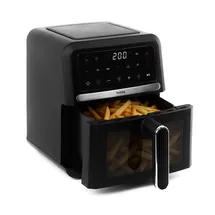 huslog Heißluftfritteuse 5L Airfryer XL schwarz