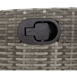 vidaXL Gartensessel 58 x 68 x 93 cm grau