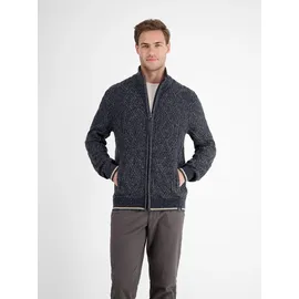 Lerros Strickjacke mit Strukturmuster, Dunkelgruen, XXXL
