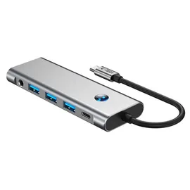 TECH-PROTECT HB04 HUB Adapter 9in1 USB-C Grau