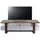 MCW MCW-B51 TV-Rack 150x45x45 cm Walnuss/Weiß Hochglanz Kunststoff