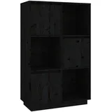 vidaXL Highboard 74 x 117 x 35 cm Schwarz