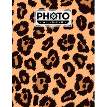 Independently published Photo Album: Leopard Print Album, Large Photo Albums with Writing Space Memo, Extra Large Capacity Picture Album, Family, Baby, Wedding, Travel Photo Book, 120 Pages, Size 8.5" x 11" by Mustafa Hennig