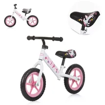 Chipolino Laufrad Zippy 12 Zoll höhenverstellbarer Sitz, Anti-Rutsch-Griffe rosa