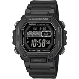 Casio Digitaluhr Armbanduhr digital MWD-110HB-1BVEF - Schwarz/Schwarz