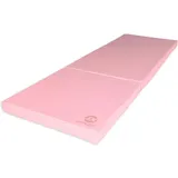 Turnmatte 180 x 60 x 6 cm pink Weichbodenmatte klappbar Jeflex 180 CM