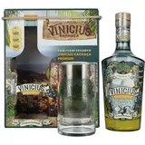 VINICIUS Premium Cachaca Prata 42% Vol. 0,7l in Geschenkbox mit Glas