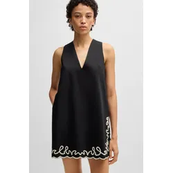 Blusenkleid »Dembrolai Premium Damenmode«, mit Stickerei, Gr. 36 - N-Gr, Black 001, , 34497142-36 N-Gr