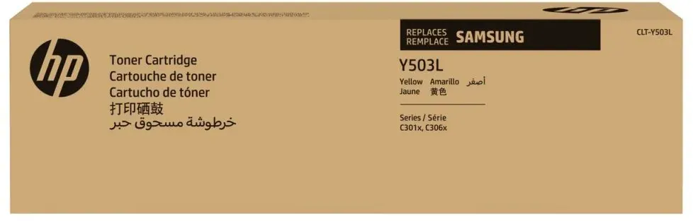 Samsung CLT-Y503L Gelb Original Tonerkartusche mit hoher Reichweite