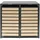 Westmann Mülltonnenbox für 2 Tonnen 2 x 240 l 132 x 80 x 116 cm anthrazit/holzoptik