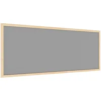 ALLboards Filztafel mit Holzrahmenn cm, Grau