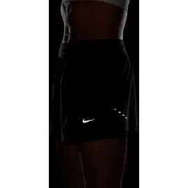 Nike Laufshorts Damen Schwarz/Reflektierendes Silber L