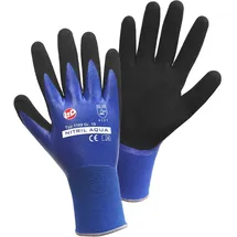 kaiserkraft Leipold - Döhle 1169 Feinstrickhandschuh Nitril Aqua Nylon mit doppelter