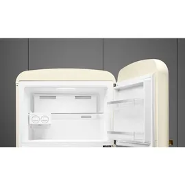 Smeg FAB50RCRB5 Retro-Kühl-Gefrierkombination (400 l, 1921 mm hoch, Creme)