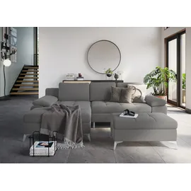 sit&more Stauraumhocker Latigo 98 x 44 x 68 cm Grau