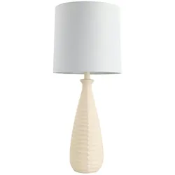 Home Deluxe GmbH HOME DELUXE Große Tischlampe mit Stoffschirm MELVA - Creme | Tischlampe, große Tischlampe, Design Tischlampe