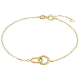 FAVS Armband gelbgold 88442814 Größe 18