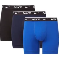 Nike Herren Everyday Cotton Stretch Boxer Briefs 3Pk, obsidian/game royal/black S