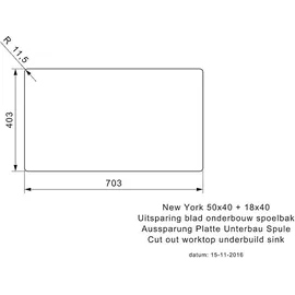 Reginox New York Küchenspüle, R27790,