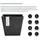 Ecopots Rotterdam Dunkelgrau 50 cm