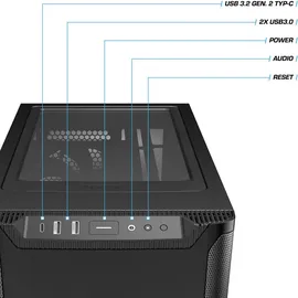 Kiebel Silent Hunter 12 Gaming-PC Intel Core i7 2022 32 GB RAM 2 TB SSD GeForce RTX 3060 Win 11