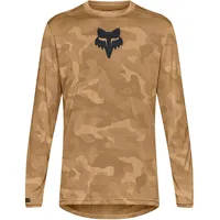 Fox Herren Ranger Tru Dri LS Trikot (Größe L, braun)
