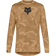 Fox Herren Ranger Tru Dri LS Trikot (Größe L, braun)