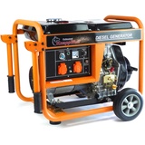KnappWulf Diesel Stromerzeuger KW5500 Generator Notstromaggregat 1-Phase 230V