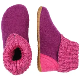 Giesswein Wildpoldsried Kids, Hüttenschuhe Unisex-Kinder, Veilchen 392, 23