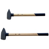 Vago-Tools Hammer 2 tlg Set Schlosserhammer Hickorystiel 3/4 kg