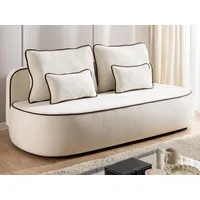 S-Style Kindersofa Vero 210 x 90 x 98 cm Buche/Birke Teilmassiv beige/braun