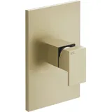 GESSI Rettangolo Einhebelmischer Unterputz für 1 Verbraucher Messing gebürstet PVD 44602727