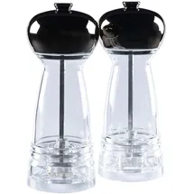 SALTER Harper Mühlen-Set Salz-/Pfeffermühle grau unbefüllt