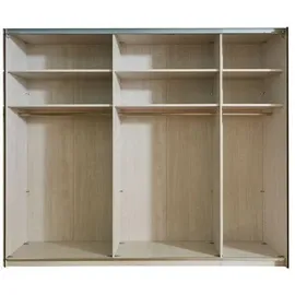 Wiemann Schwebetürenschrank WIEMANN "Brüssel", beige (steineiche nachbildung, schiefer nachbildung), B:250cm H:220cm, Schränke, Schwebetürenschrank