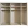 Wiemann Schwebetürenschrank WIEMANN "Brüssel", beige (steineiche nachbildung, schiefer nachbildung), B:250cm H:220cm, Schränke, Schwebetürenschrank